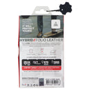 ITSKINS Hybrid // Folio Leather Wallet Case for Apple iPhone 12 Pro Max - Black