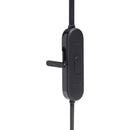JBL Tune 125BT In-Ear Headphones with 3-Button Mic/Remote & Flat Cable - Black