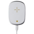 Jewel Magnetic 15W Powered Wireless Charging Car Mount - White