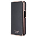 Kate Spade Wrap Folio Case for Apple iPhone 14 Pro - Black/Pale Vellum Bumper