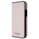 Kate Spade Wrap Folio Case for Apple iPhone 14 Plus - Pale Vellum/Black Bumper
