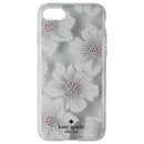 Kate Spade Hybrid Hardshell Case for iPhone 8/7 - Hollyhock White Flowers/Clear