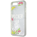 Kate Spade Clear Liquid Glitter Case for Apple iPhone 8 Plus/7 Plus - Pucker Up