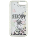 Kate Spade Clear Liquid Glitter Case for Apple iPhone 8 Plus/7 Plus - Pucker Up