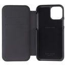 Kate Spade Wrap Folio Case for Apple iPhone 12 / 12 Pro - Black Hearts & Clovers