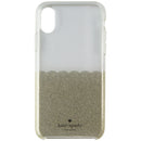Kate Spade Ring Stand and Case for Apple iPhone X/iPhone XS - Clear/Gold Glitter