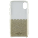 Kate Spade Ring Stand and Case for Apple iPhone X/iPhone XS - Clear/Gold Glitter