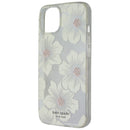 Kate Spade Protective Hardshell Case for iPhone 13 - Hollyhock Floral Clear