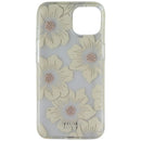 Kate Spade Protective Hardshell Case for iPhone 13 - Hollyhock Floral Clear