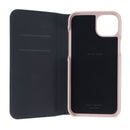 Kate Spade Wrap Folio Case for iPhone 14 Pro Max - Black/Pale Vellum Bumper