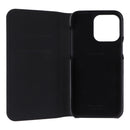 Kate Spade Wrap Folio Case for iPhone 14 Pro Max - Pale Vellum/Black Bumper