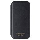 Kate Spade Wrap Folio Wallet Case for Apple iPhone 12 / 12 Pro - Black Crumbs