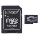 Kingston 64GB Canvas Select Plus microSDXC w/Adapter - A1 Class 10 V10 (100MB/s)