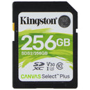Kingston 256GB Canvas Select Plus SDXC Card - Class 10 UHS-I U3 V30 (100MB/s)