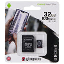 Kingston 32GB Canvas Select Plus microSDXC w/Adapter - A1 Class 10 V10 (100MB/s)