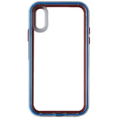 LifeProof Slam Series Case for Apple iPhone XR - Varsity / Clear / Red/Blue