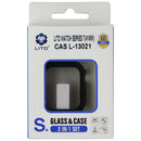 Lito S+ Glass & Case (2 in 1 Set) for Apple Watch Series 7 (41mm) - Black Smooth