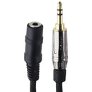 Livewire Elite Headphone Extension Cable 3.5 mm TRS Male to Female 25 ft - Black