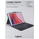 Logitech COMBO TOUCH Backlit Keyboard Case for iPad (7th, 8th & 9th gen) - Gray