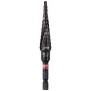 Milwaukee 48-89-9241 Shockwave Step Drill Bit - 13 Hole Sizes - 1/4 in to 1/2 in