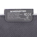 Monster (14 in x 10 in) Wired LED Gaming Mouse Pad with USB Cable - Black / RGB