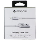 Mophie (1m/3.3-ft) Lightning 8-Pin to USB Charge and Sync MFi Cable - White