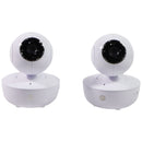 Motorola MBP3XL Portable Video Baby Monitor & 2 Rechargeable Cameras - White
