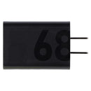 Motorola TurboPower 68 (68W) USB-C Charger with GaNFast Technology - Black