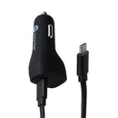 mWorks! mPower! Flat USB-C to USB-C Cable and PD Car Adapter - Black