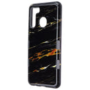 MyBat Premium Anti-Drop Case for Samsung Galaxy A21 - Black/Gold Marble