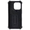MyBat Sturdy Hybrid Series Case with Kickstand for Apple iPhone 15 - Black