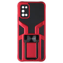 MyBat Rugged Hybrid Case with Kickstand for Samsung Galaxy A02s - Red / Black