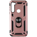 Mybat Premium Case w/ Ring Stand for Motorola Moto G Stylus - Rose Gold / Black