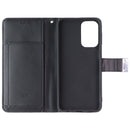 MyBat MyJacket Wallet Folio Case for Samsung Galaxy A23 (5G) - Black Leather
