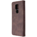 MyBat Pro Executive Series Case for Motorola Moto G Play (2021) - Brown Leather