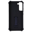 MyBat Sturdy Hybrid Kickstand Case for Samsung Galaxy S22+ (Plus) - Blue/Black