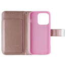 MyBat Pro MyJacket Xtra Series Wallet Case for Apple iPhone 15 Pro - Rose Gold