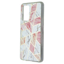 MyBat Geometric Case for Samsung Galaxy A52 5G - Pink / White