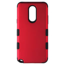 MyBat Tuff Hybrid Series Case for LG Stylo 5 - Titanium Red/Black