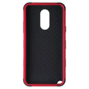 MyBat Tuff Hybrid Series Case for LG Stylo 5 - Titanium Red/Black