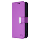 MyBat Pro MyJacket Xtra Series Wallet Case for Apple iPhone 15 Pro - Purple/Blue