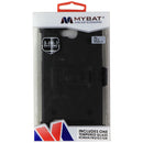 MyBat 3-in-1 Kinetic Hybrid Case w/ Tempered Glass for LG X Power 2 - Black