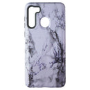 MyBat Fuse Hybrid Series Dual-Layer Case for Samsung Galaxy A21 - White Marble