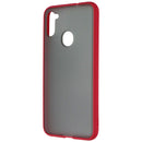 MyBat Frost Hybrid Series Case for Samsung Galaxy A11 - Smoke / Red