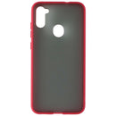 MyBat Frost Hybrid Series Case for Samsung Galaxy A11 - Smoke / Red