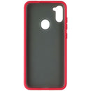 MyBat Frost Hybrid Series Case for Samsung Galaxy A11 - Smoke / Red