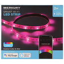Merkury Innovations Smart Wi-Fi LED Strip Lights, 2M/6.5 FT