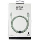 Native Union Belt Cable XL 10FT USB-A to Lightning 8-Pin - Green
