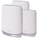 NETGEAR Orbi Tri-Band WiFi 6 Mesh System Router + 2 Satellites (RBK753S-100NAS)