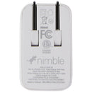 Nimble Wally Duo (32W) Dual-Port (USB-C and USB-A) Wall Charger - Polar White